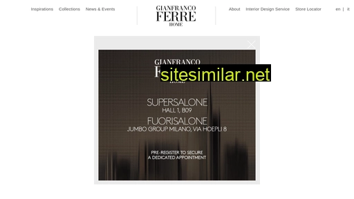 gianfrancoferrehome.it alternative sites