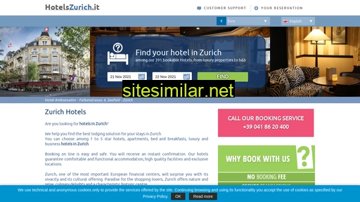 hotelszurich.it alternative sites