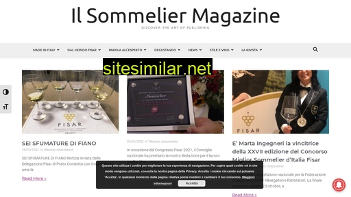 Ilsommeliermagazine similar sites
