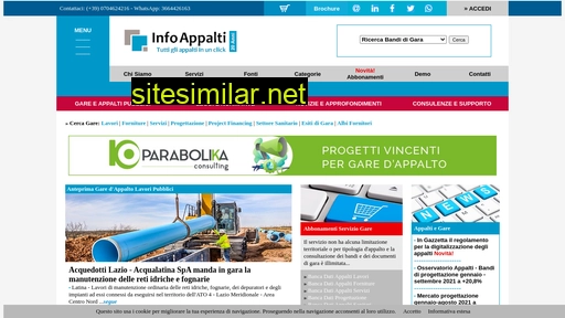 infoappalti.it alternative sites