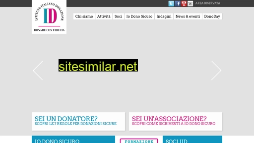 istitutoitalianodonazione.it alternative sites