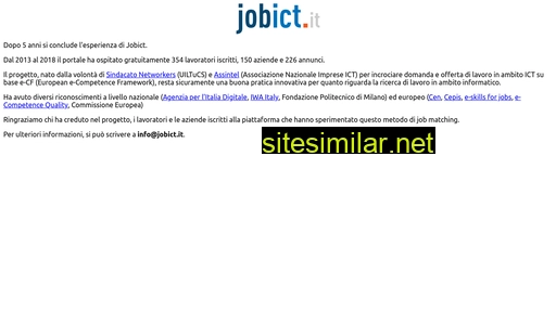 jobict.it alternative sites