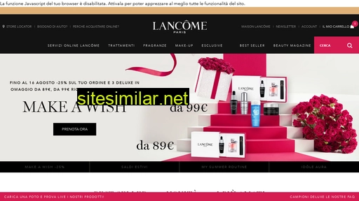 lancome.it alternative sites