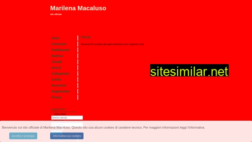 marilenamacaluso.it alternative sites