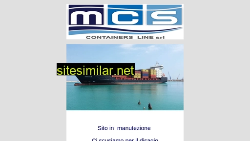 mcscontainersline.it alternative sites