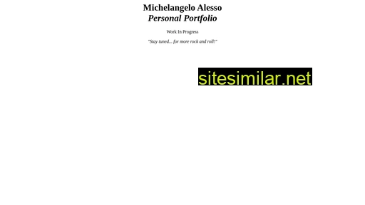 michelangeloalesso.it alternative sites