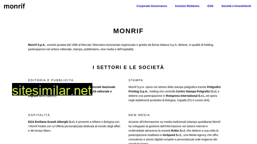 monrif.it alternative sites