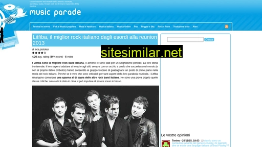 musicparade.it alternative sites