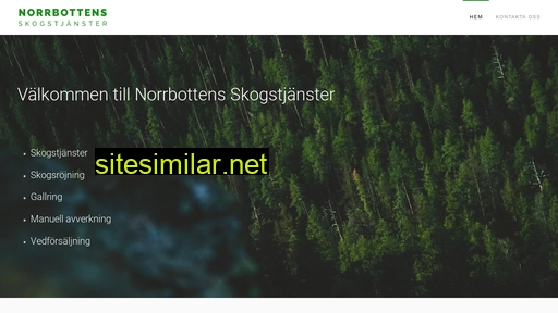 Norrbottensskogstjanster similar sites