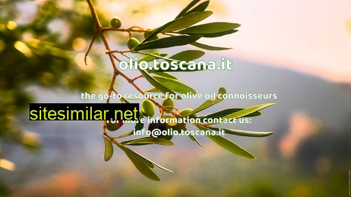 olio.toscana.it alternative sites