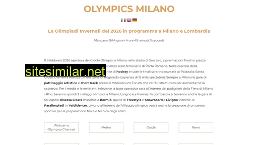 olympicsmilano.it alternative sites