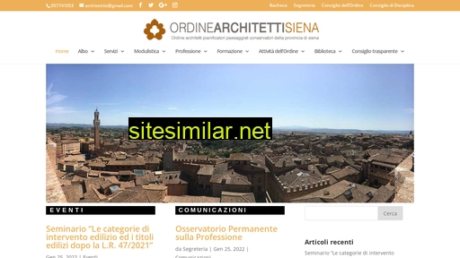 ordinearchitettisiena.it alternative sites