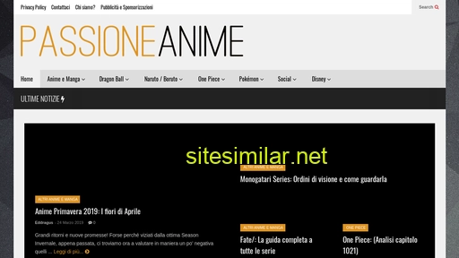 passioneanime.it alternative sites