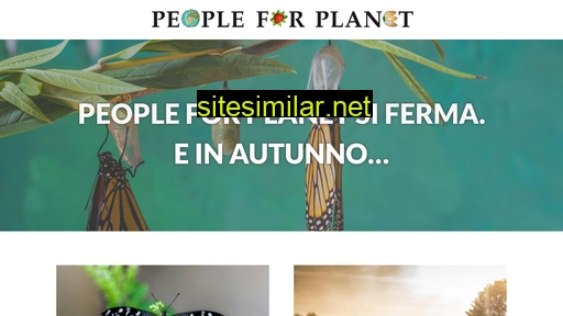 peopleforplanet.it alternative sites