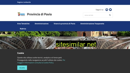 provincia.pv.it alternative sites