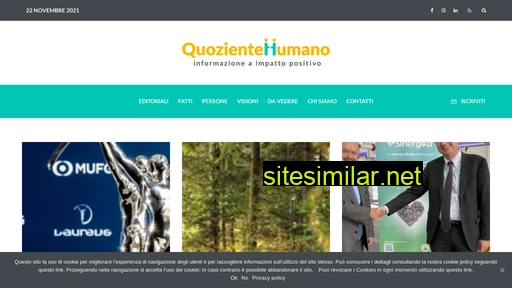 quozientehumano.it alternative sites