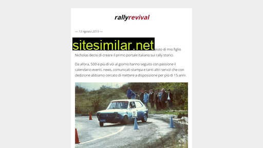 rallyrevival.it alternative sites