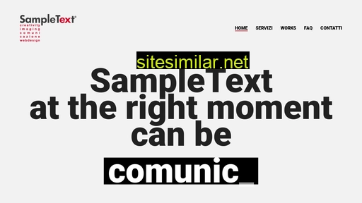 sampletext.it alternative sites