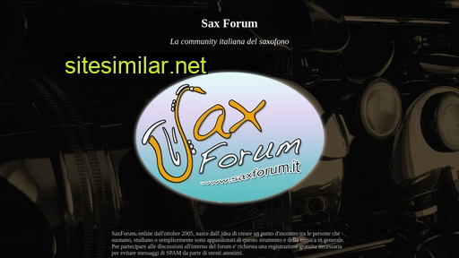 saxforum.it alternative sites