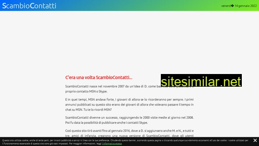 scambiocontatti.it alternative sites