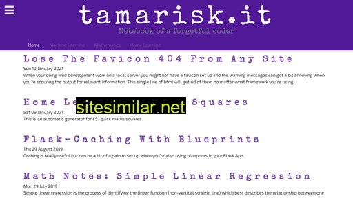 tamarisk.it alternative sites