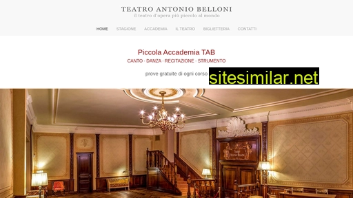 teatrobelloni.it alternative sites
