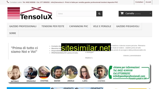 tensolux.it alternative sites