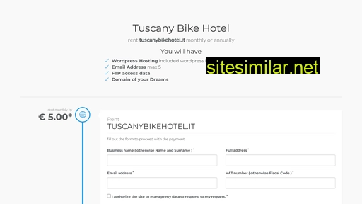 tuscanybikehotel.it alternative sites