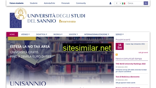 unisannio.it alternative sites