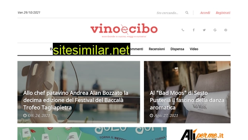 vinoecibo.it alternative sites