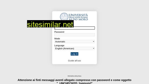 webmail.uniba.it alternative sites