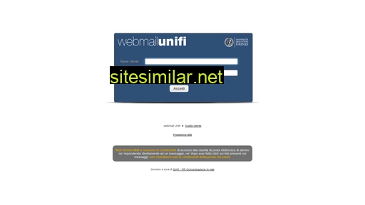 webmail.unifi.it alternative sites