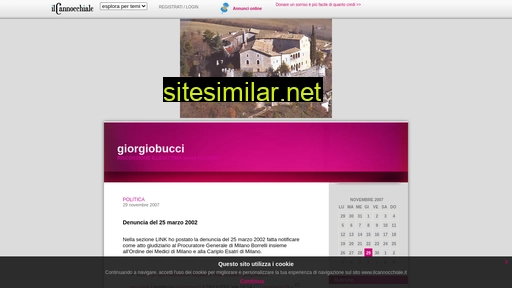 www.giorgiobucci.ilcannocchiale.it alternative sites
