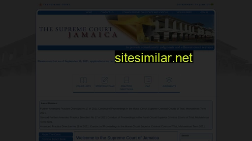 supremecourt.gov.jm alternative sites