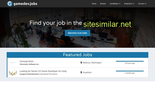 gamedev.jobs alternative sites