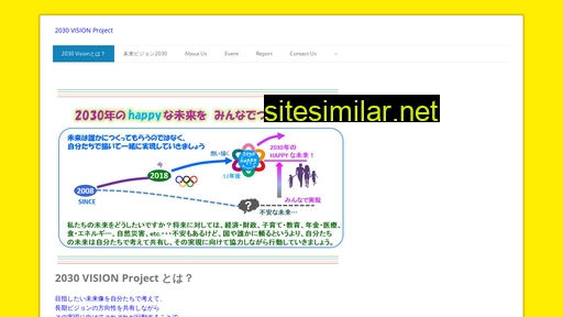 2030vision.jp alternative sites
