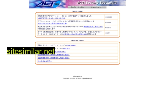 act-is.co.jp alternative sites