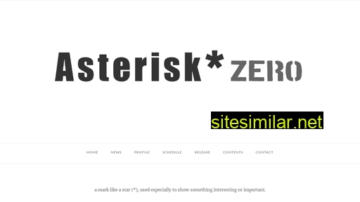 Asterisk0 similar sites