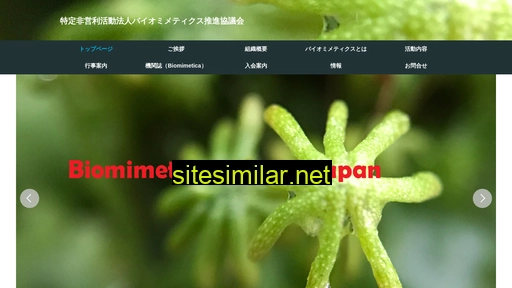 biomimetics.or.jp alternative sites