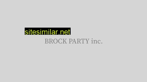 Brockparty similar sites