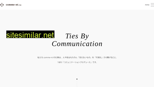 comme-nt.co.jp alternative sites