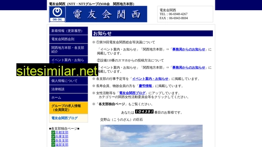 denyu-kansai.jp alternative sites