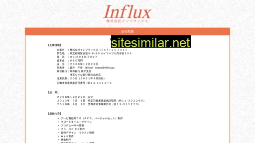 influx.jp alternative sites