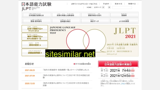 jlpt.jp alternative sites