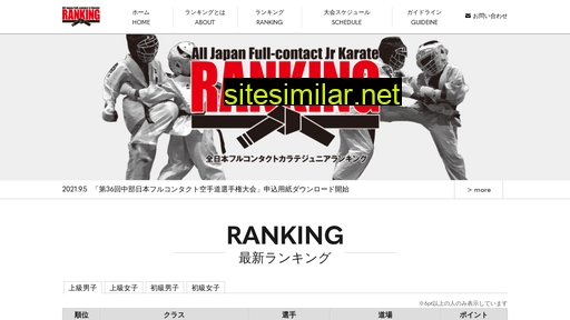 karateranking.jp alternative sites