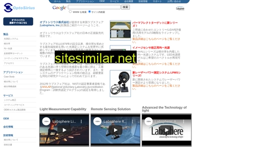 labsphere.jp alternative sites