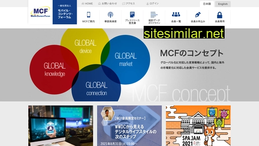 mcf.or.jp alternative sites