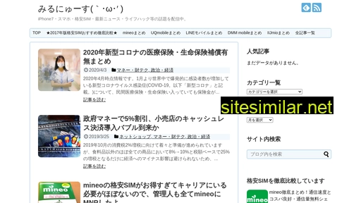 mirunews.jp alternative sites
