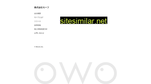 mowof.co.jp alternative sites