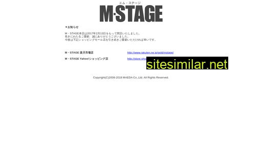 mstage.co.jp alternative sites